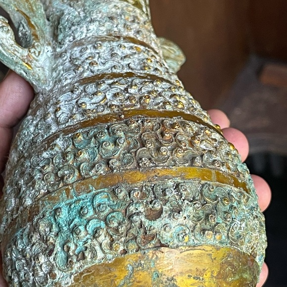 Antique Vessel - Solid Bronze - collectors items - Picture 4 of 6